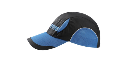blue and black color soft sports caps