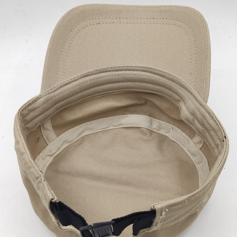 side of cotton army hat