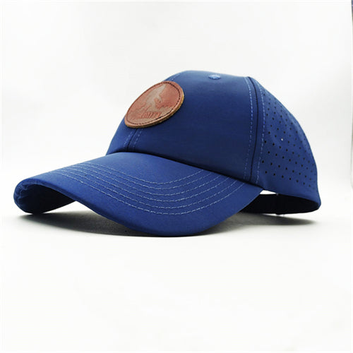 holes back baseball cap