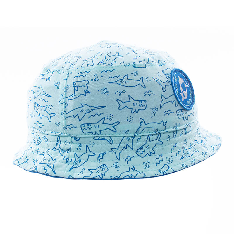 Gorras de pescador azules para niños