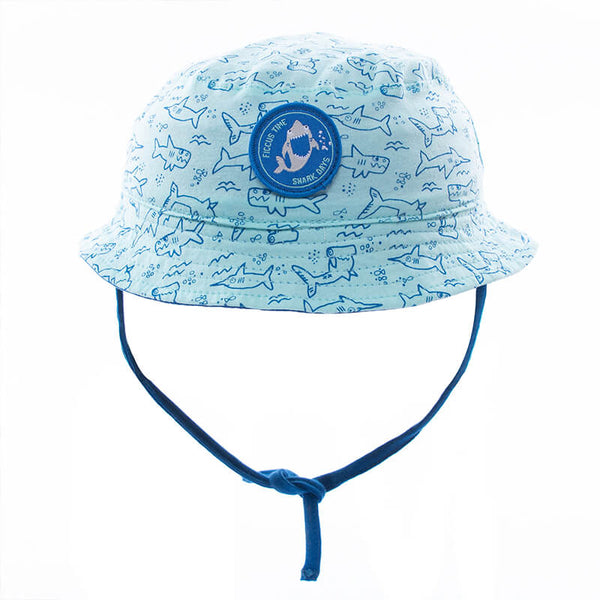 Gorras de pescador azules para niños