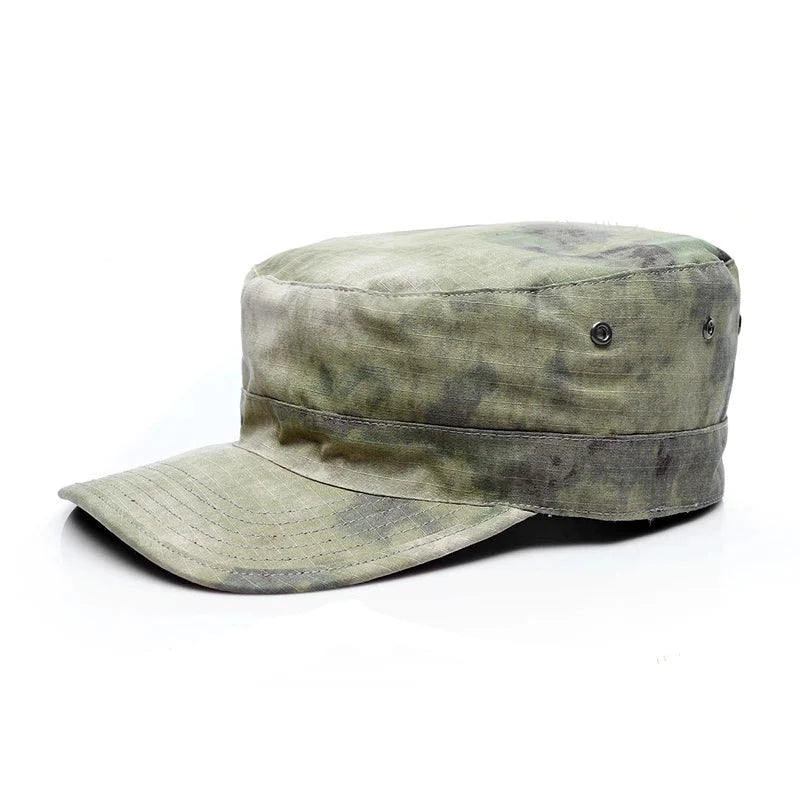 lightgreen camoflat army hat